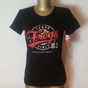 SENOR FROG'S BLACK T-SHIRT